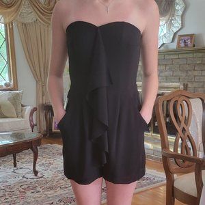 Strapless Romper | NWT | Size 4 | Black
